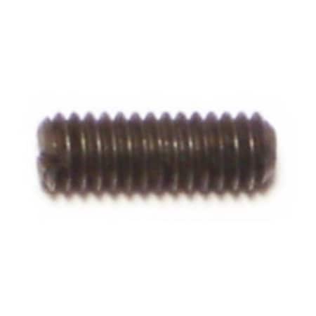 Midwest Fastener #8-32 x 1/2" Steel Coarse Thread Slotted Headless Set Screws 20PK 71551